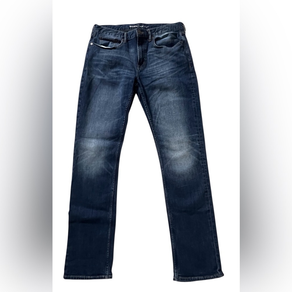 Old Navy Men's Dark Blue Slim Jeans